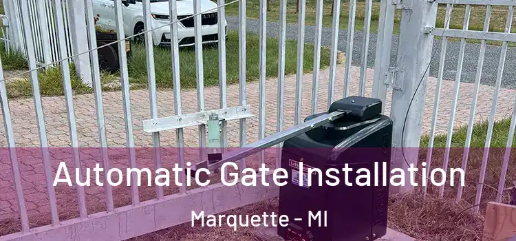 Automatic Gate Installation Marquette - MI